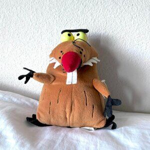 2001 Angry Beavers Vintage Nickelodeon Stuffed Animal Plush Toy